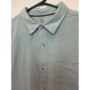 Free Fly Apparel Men's Casual Button Down Shirt - Light Gray